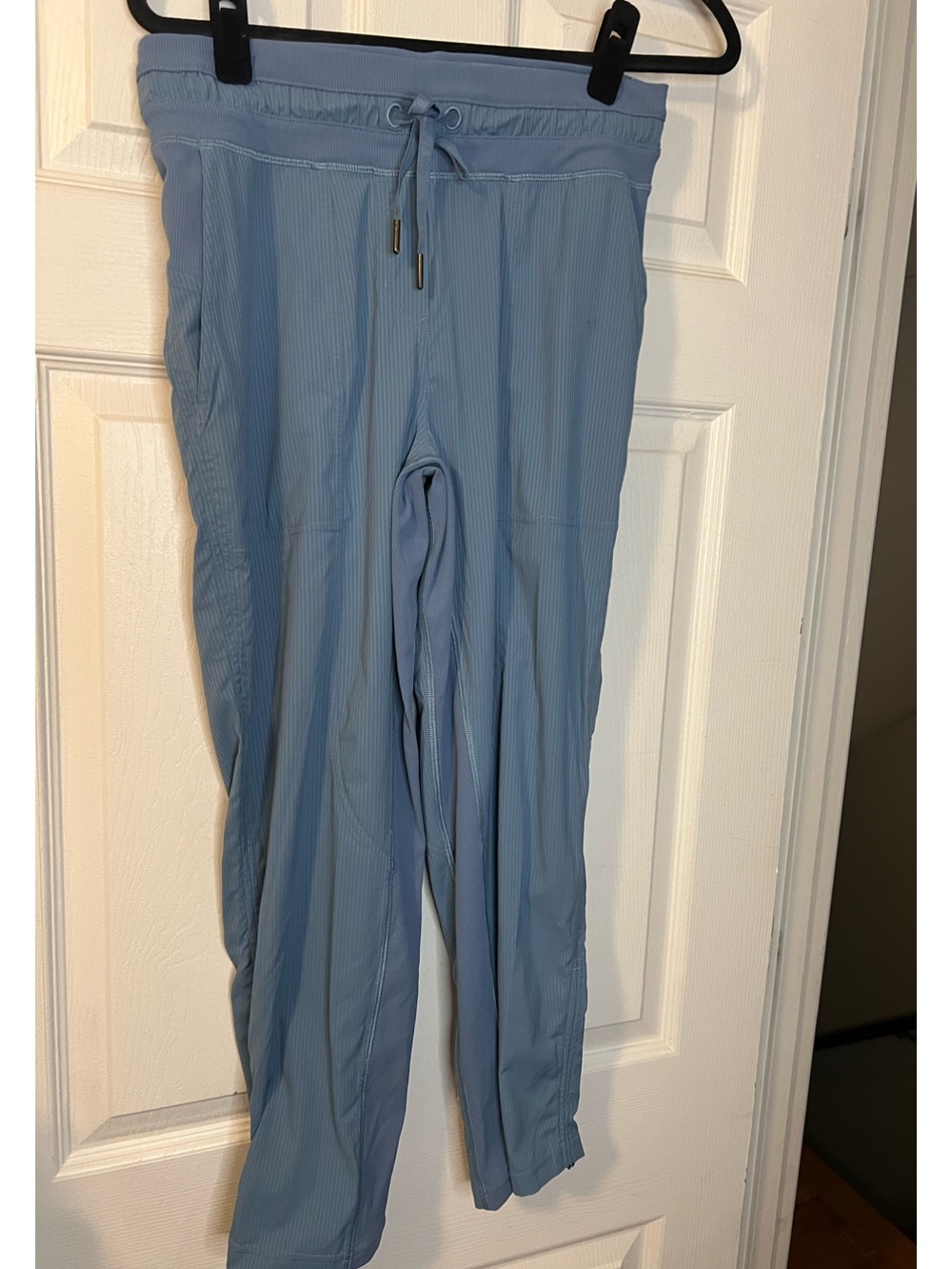 #112 Lululemon Dance Studio Pant III Blue Grey Jogger Pants Size 6 EUC